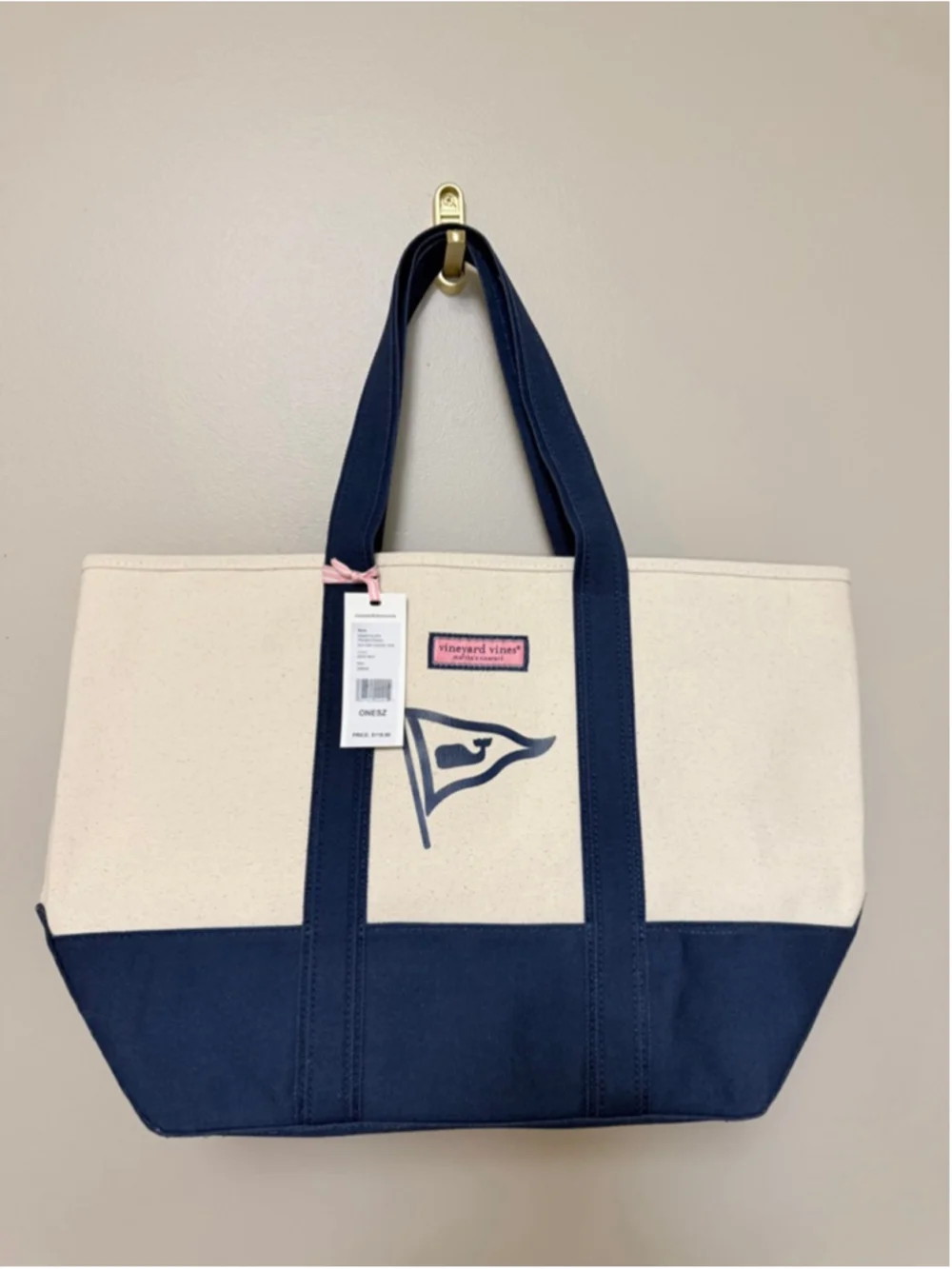 Vineyard Vines Canvas Tote Bag